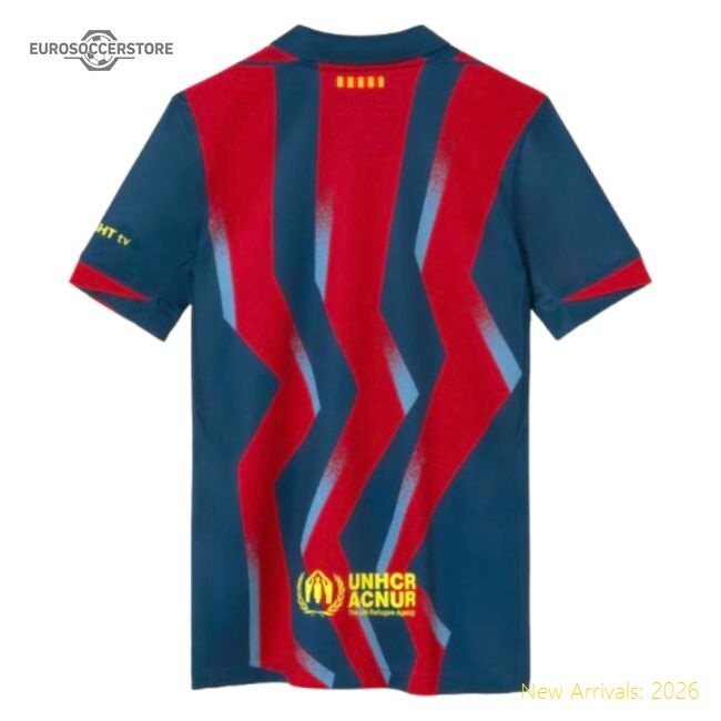 Barcelona Laliga Santander Home First-class Jersey Advanced Textile