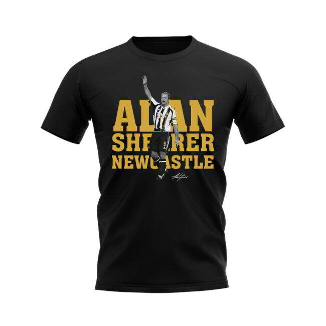 Alan Shearer Newcastle Player Tee (Black)