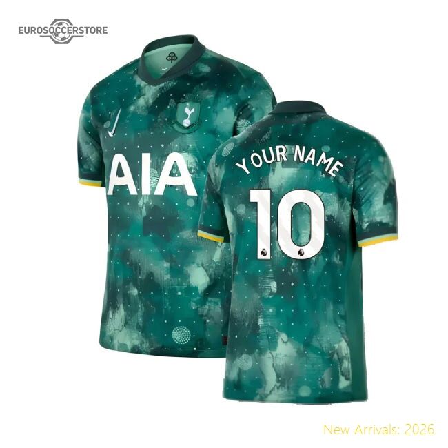 Authentic 2024-2025 Tottenham Hotspur Third Shirt (your Name)