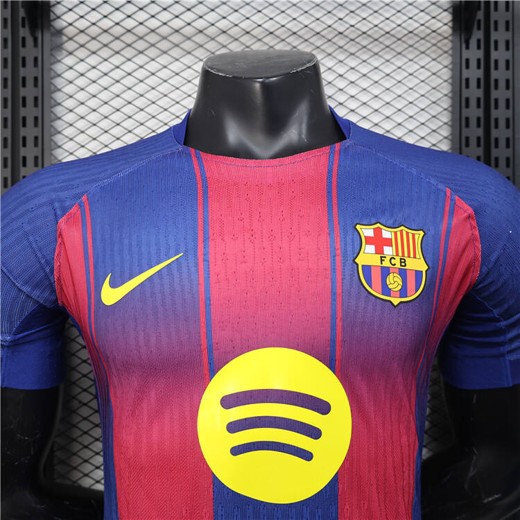 Breathable Barca 2526 Barcelona Home Football Shirt Authentic version