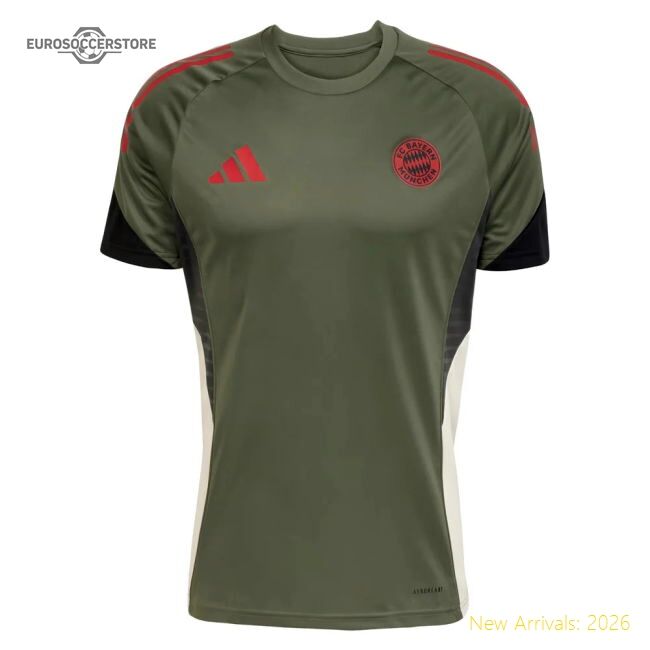 2025-2026 Bayern Munich Eu Training Shirt (base Green) (your Name)