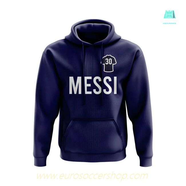 Lionel Messi PSG Number Hoody (Navy)