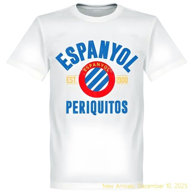 Espanyol Established T-High-Quality Shirt - White - Great Deal