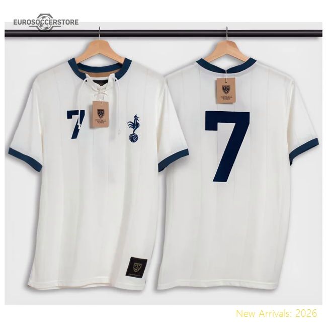 Spurs Retro Shirt With Laces The Cockerel - Premium Quality