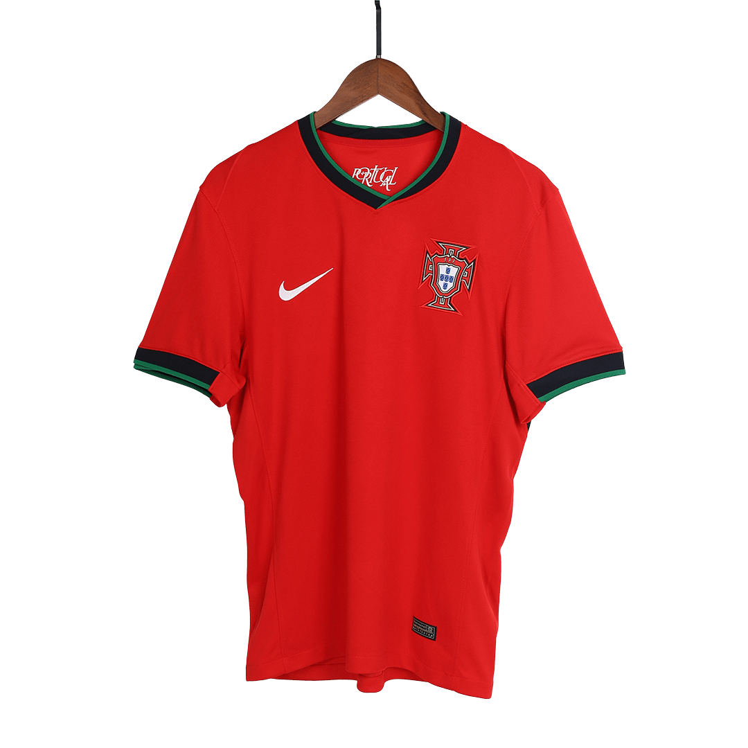 Portugal Home Soccer Jersey Euro 2024 Authentic Kit