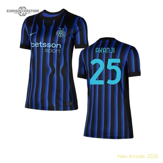 Elite Inter Milan Home Akanji Jersey 2025-2026 Flexible