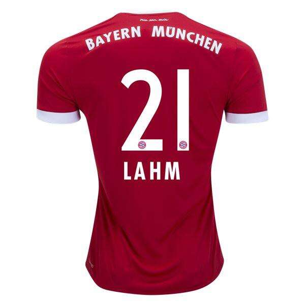 Bayern Munich Home 201718 Lahm 21 Soccer Jersey Shirt - Official