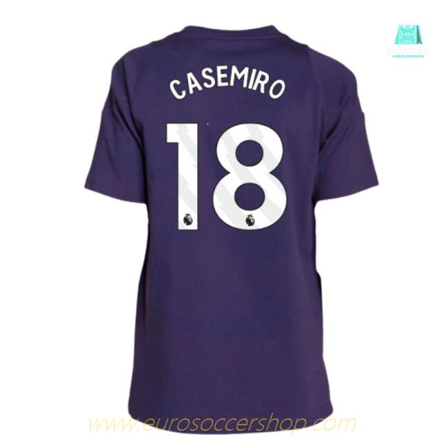 2025-2026 Man Utd Training Tee (Aurora Plum) - Kids (Casemiro 18)