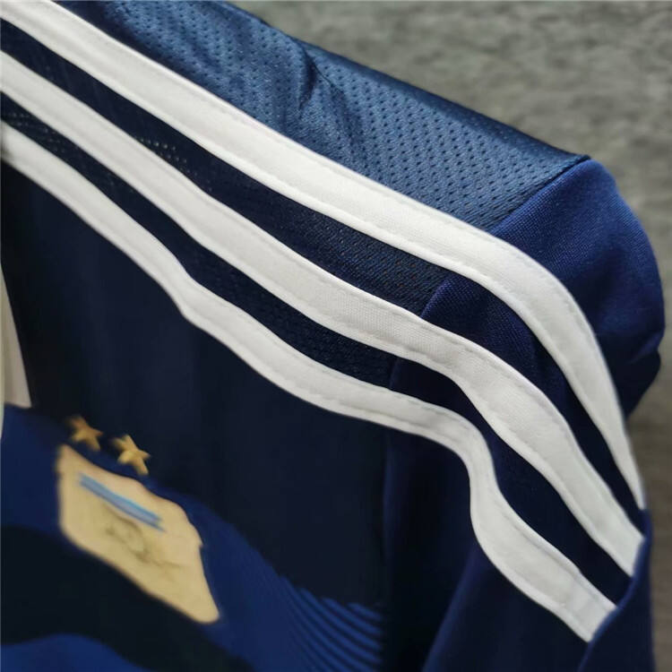 Argentina 2014 World Cup 10 MESSI Away Blue Soccer Jersey Football