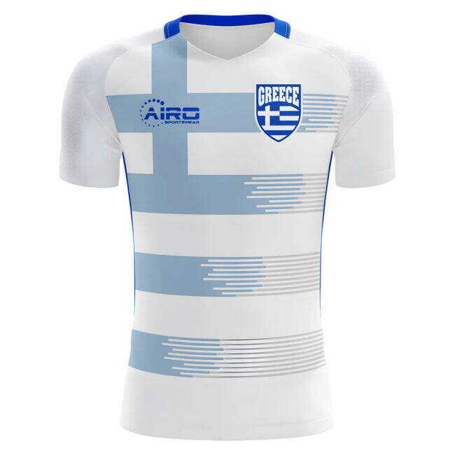 Convenient 2025-2026 Greece Home Concept Football Shirt - Baby As A Gift