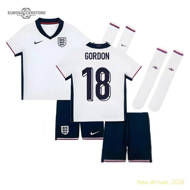 Authentic England 2024-2025 Home Kit (eng) Modern Retro