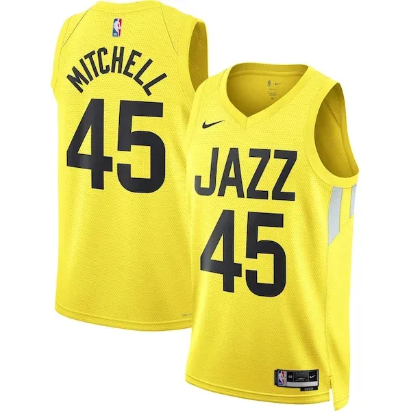 Donovan Mitchell UTA Swingman Jersey - trendy official - Icon Edition