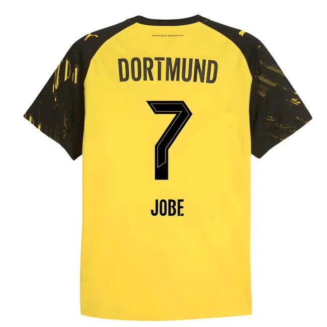 Dortmund Borussia Dortmund Authentic Home Shirt Jobe #7 High Perfo...