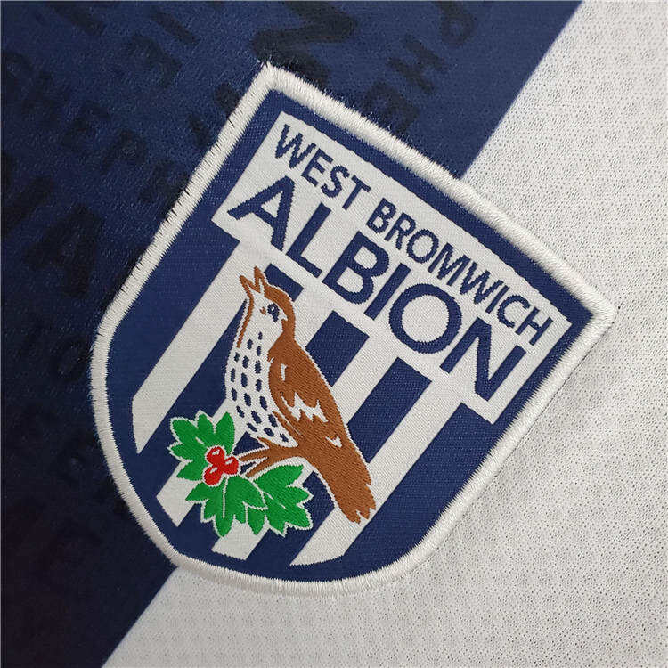 West Bromwich Albion 21-22 Home Soccer Jersey Football Shirt -