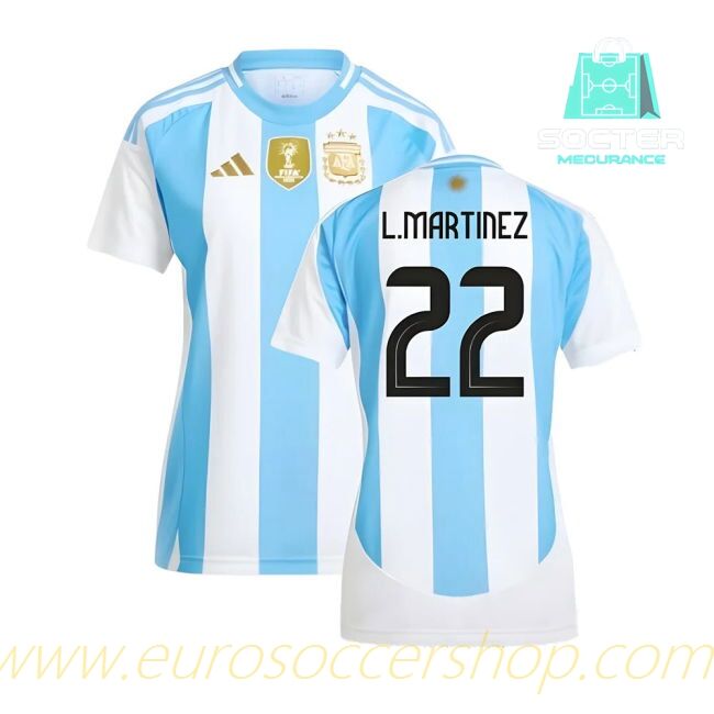 2024-25 Collection Argentina Home Kit Premium (L.MARTINEZ 22)