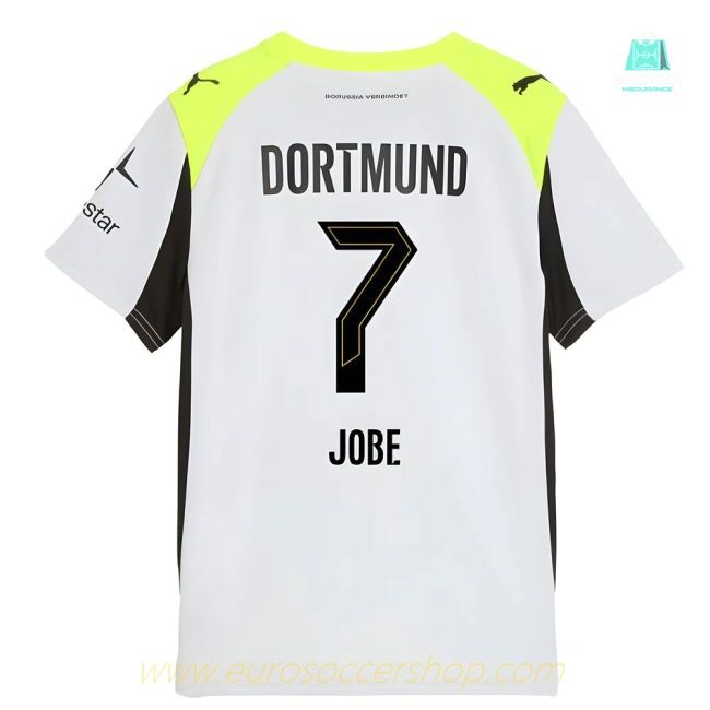 2025-2026 Borussia Dortmund Away Shirt (Kids) (Jobe 7)