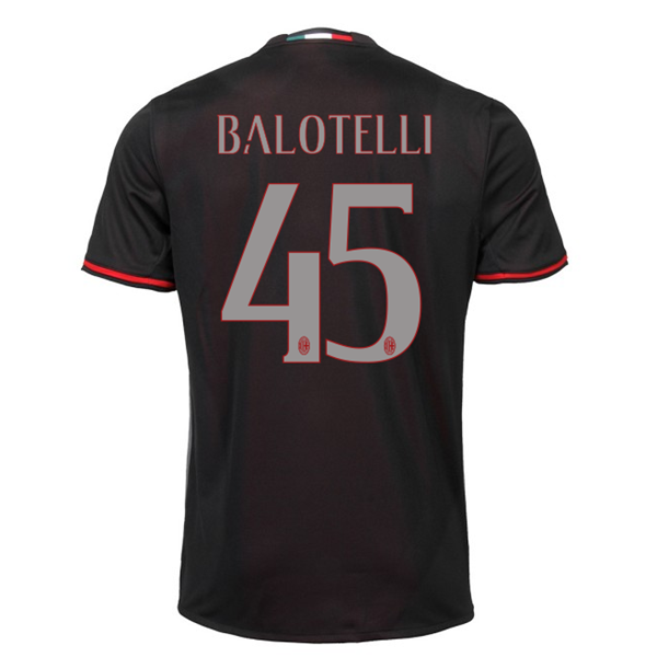 AC Milan Home 201617 BALOTELLI 45 Shirt - Official Replica 9727