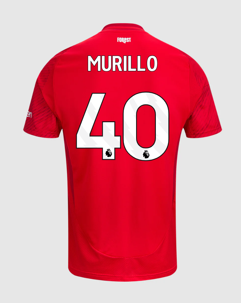 Nottingham Forest 24-25 Home Version Murillo No.40 Football Jersey