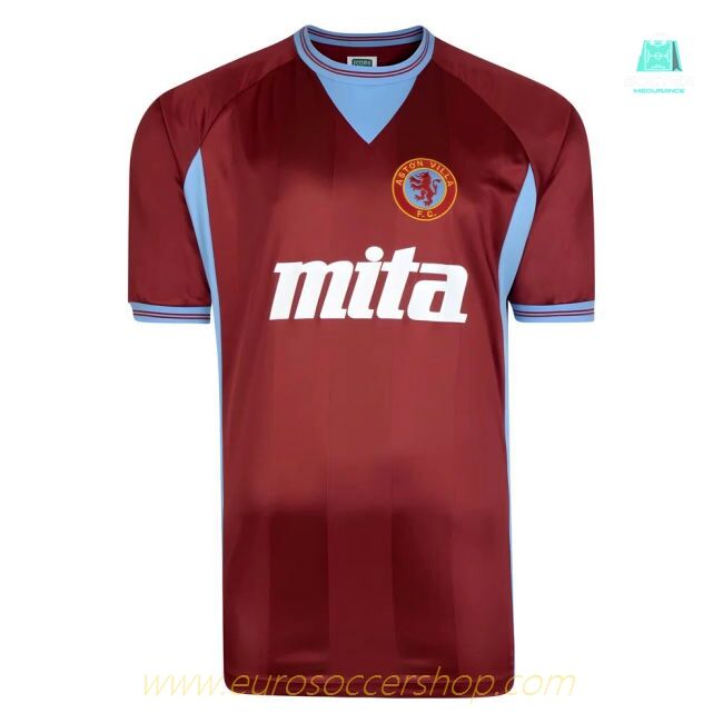 Score Draw Aston Villa 1982 1984 Retro Football Shirt