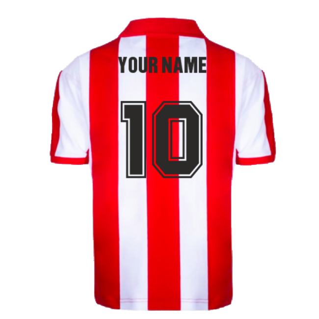 2021-25 Sunderland Home Football Shirt Sunderland Name Number L M S