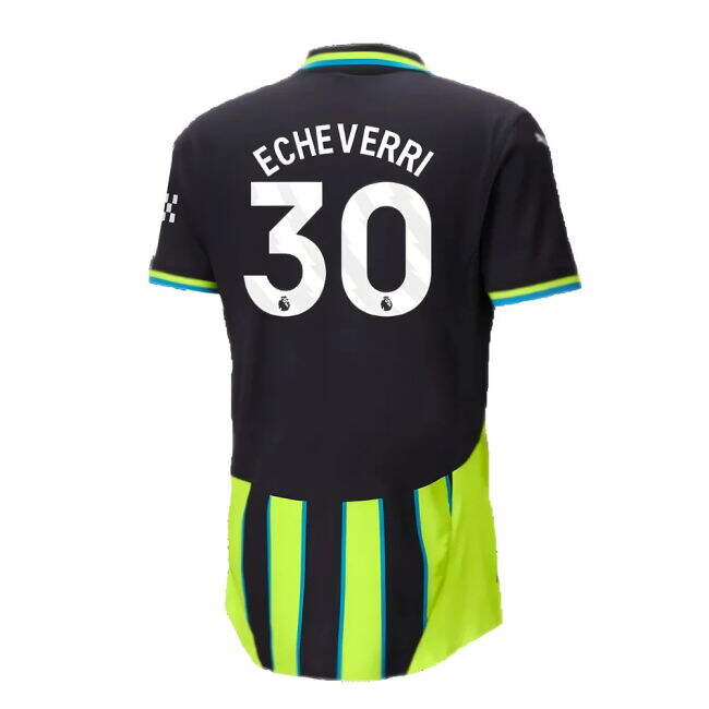 Echeverri 30 Man City Soccer Club Sleek Away Football Shirt