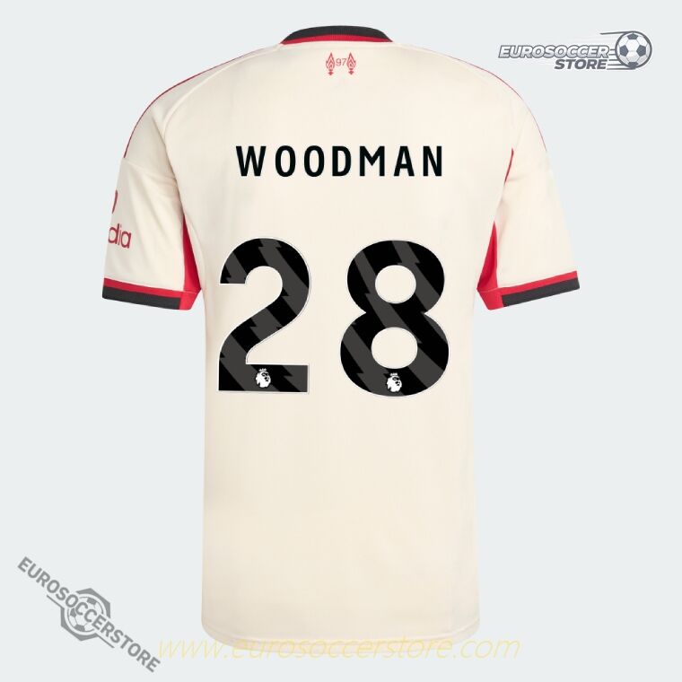 WOODMAN 28: Liverpool's 25-26 Away Jersey