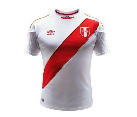 Discount Peru Soccer Jersey Football Shirt Home 2018 World Cup -