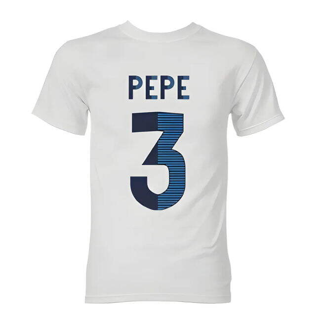 Pepe Real Madrid Hero T-Shirt (White) Jersey - Soccer - New- ClubPride