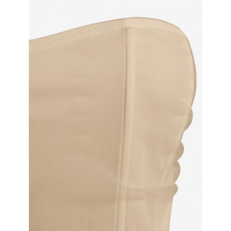 Strapless Mesh Overlay Corset Top HE0109