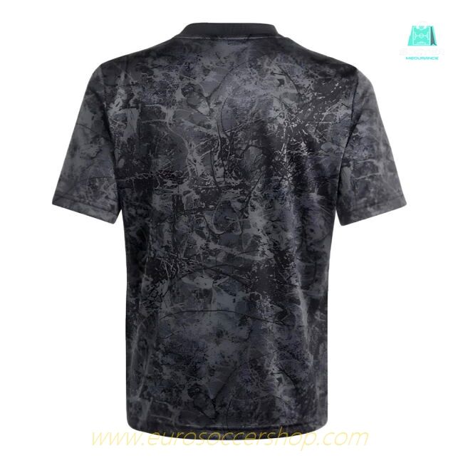 2023-2024 Man Utd Pre-Match Shirt (Black) - Kids (Your Name)