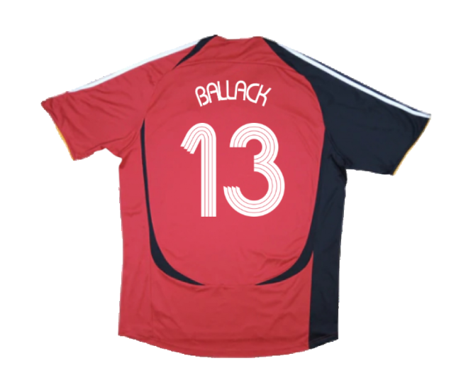 Wholesale Germany 2006-08 Away Shirt ((Excellent) XXL) (Ballack 13) Beautiful