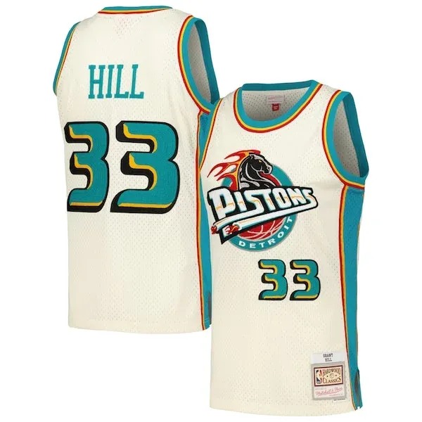 Grant Hill DET Swingman Jersey - authentic NBA casual sports