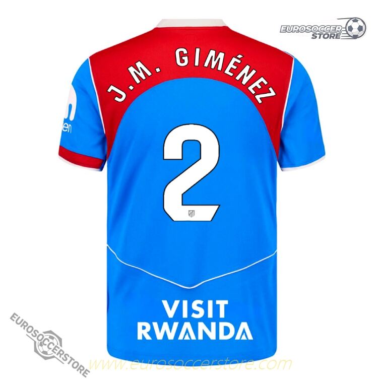 Atletico Madrid 2025-26 Third Jersey J.M. GIMÉNEZ 2