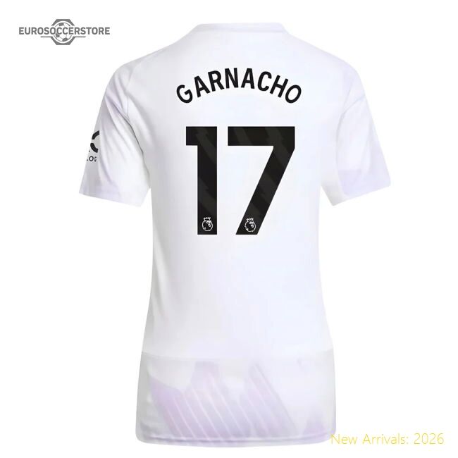 Official 2025-2026 Man Utd Away Shirt (womens) (garnacho 17)
