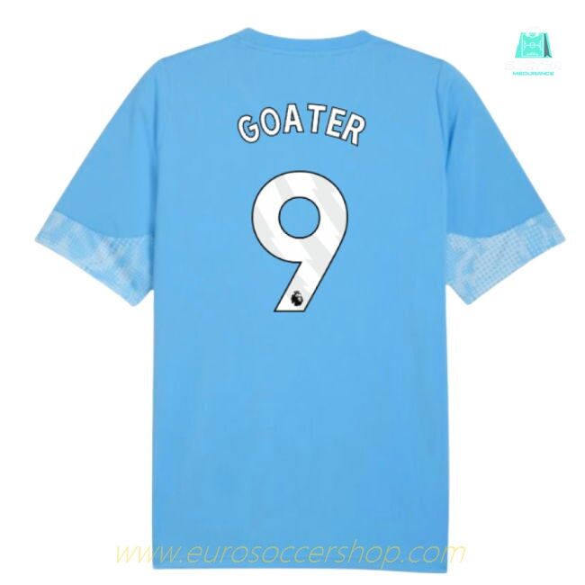2025-2026 Man City Training Jersey (Light Blue) (Goater 9)