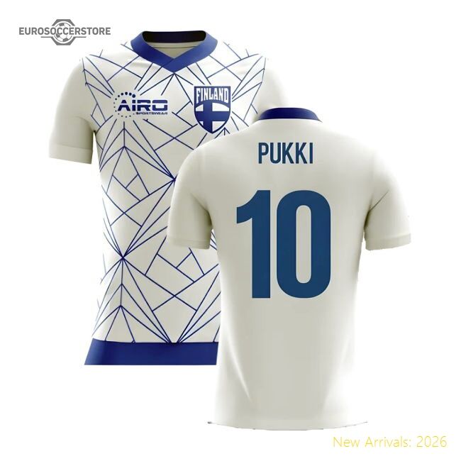 Top Finland 2025-2026 Official Home Jersey Moisture-management