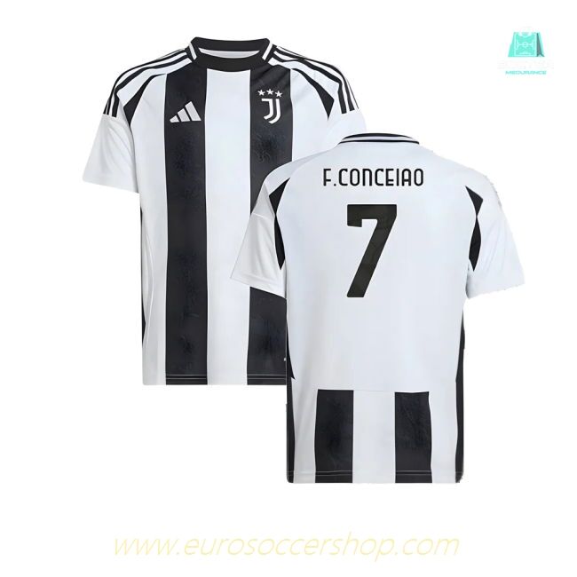 2024-2025 Juventus Home Shirt (Kids) (F.Conceiao 7)