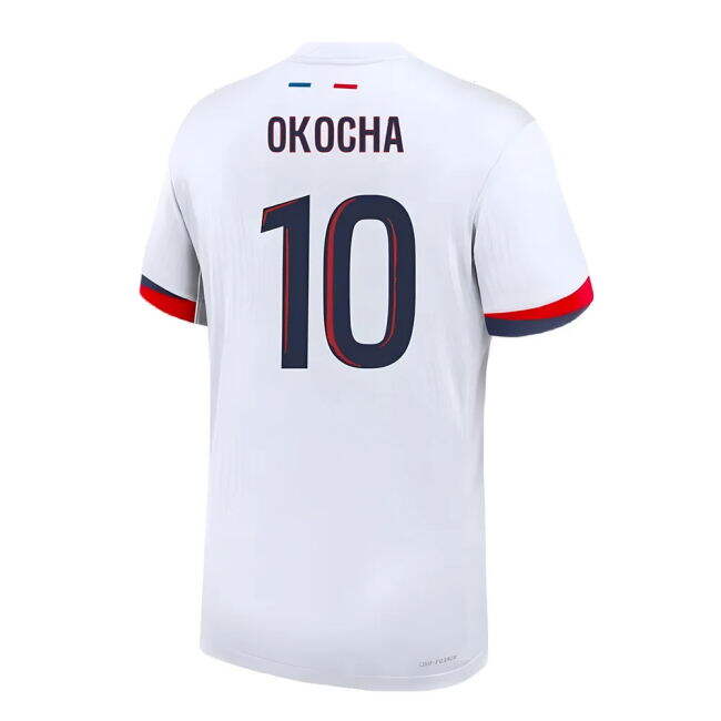 Pro Series Psg Psg Away Authentic Dri Adv Shirt Okocha #10 New Rel...