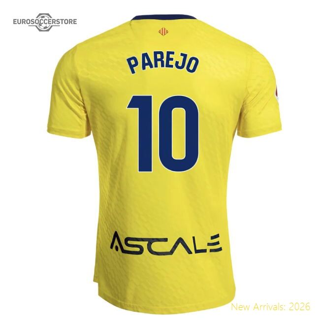 Villarreal Parejo Authentic Home Jersey Spanish Football Nike Dri-fit