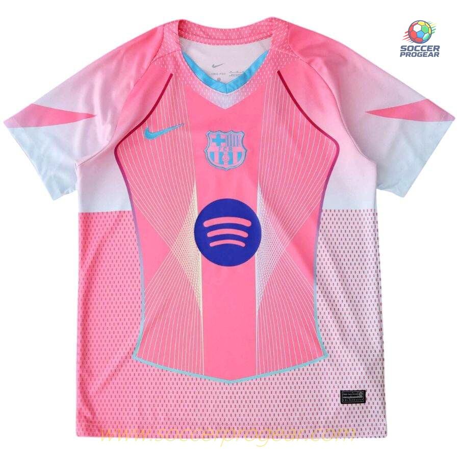 Barça Pink Concept Football Jersey 2025-26 Edition Ladies