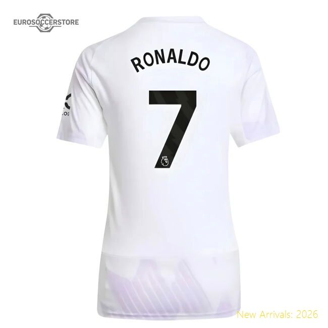Official 2025-2026 Man Utd Away Shirt (womens) (ronaldo 7) - Premium