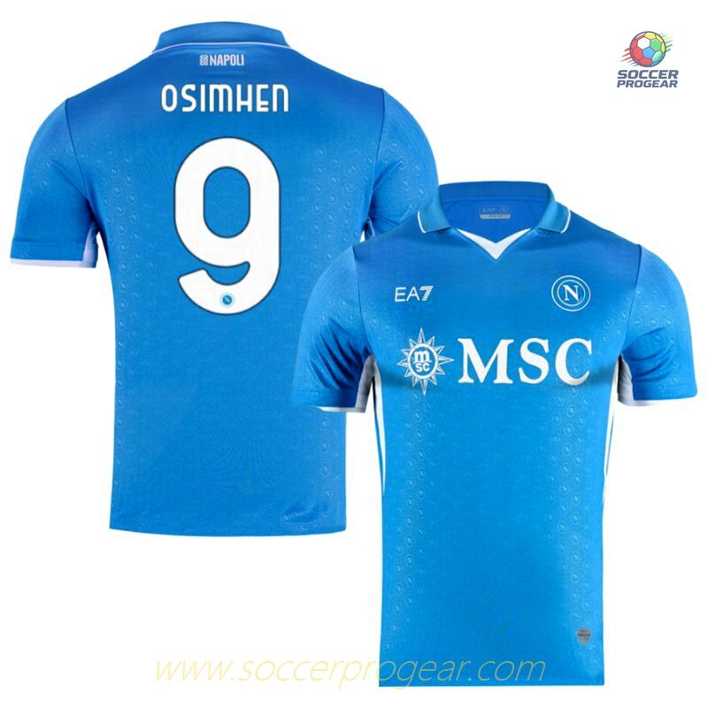 Napoli Home Soccer Football Shirt 2024-25 Edition Osimhen