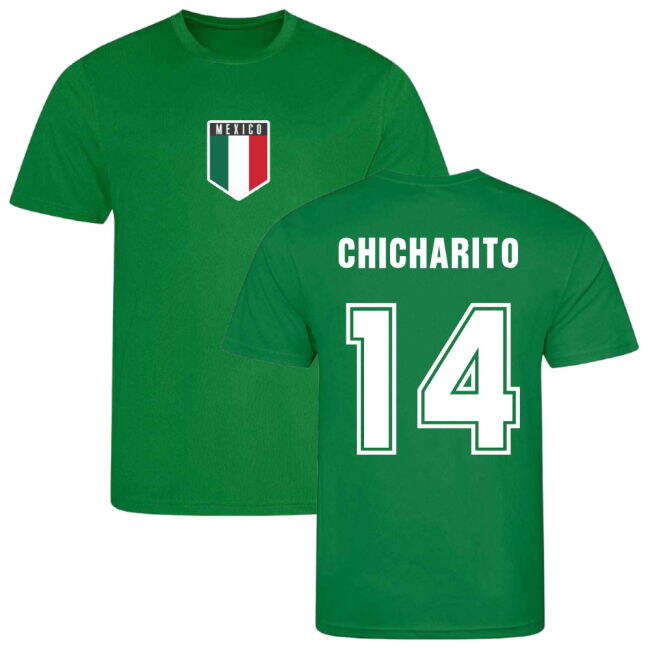 Performance-Driven Chicarito Mexico Training Jersey (Green)