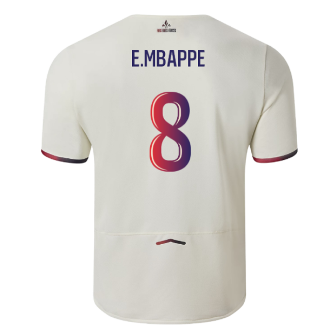 Best-Selling Authentic 2025-2026 Lille Away Shirt (E.Mbappe 8)