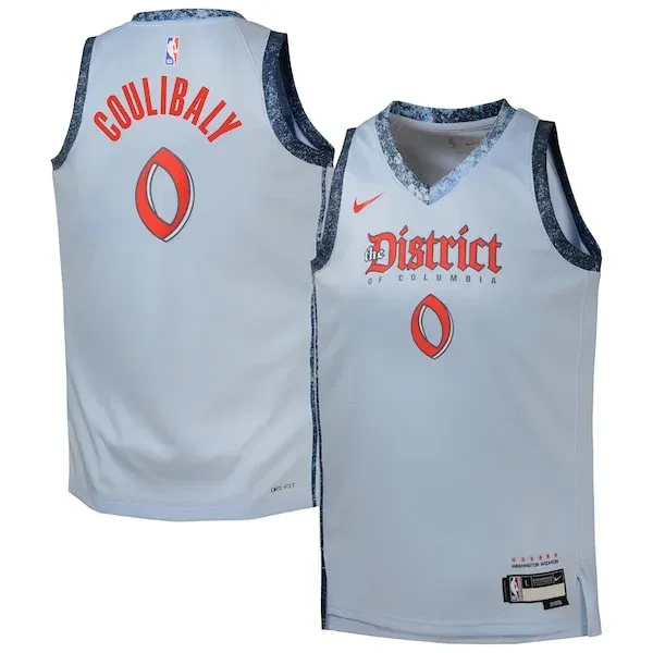 Bilal Coulibaly WAS Swingman Jersey - trendy Basketball - Blue