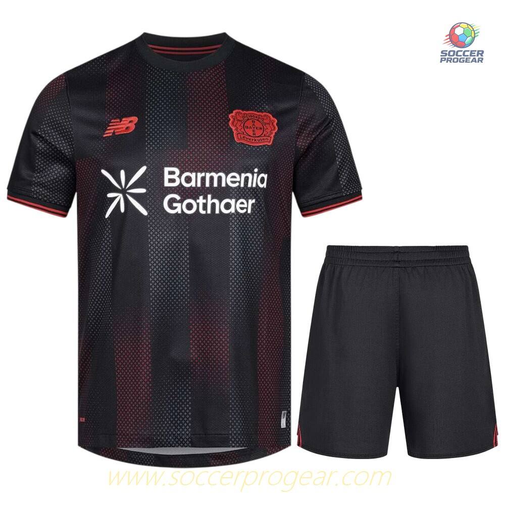 Leverkusen Children's Edition'sren's Home Soccer Uniform Soccer Football Shirt 2025-26 Edition