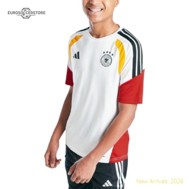 Authentic Germany 2026-2027 Home Short Sleeve Shirt Athletic Warmth