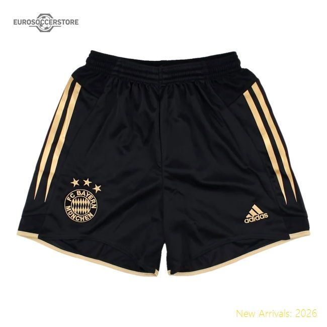 First-class 2004-2005 Bayern Munich Away Shorts (black) - Kids