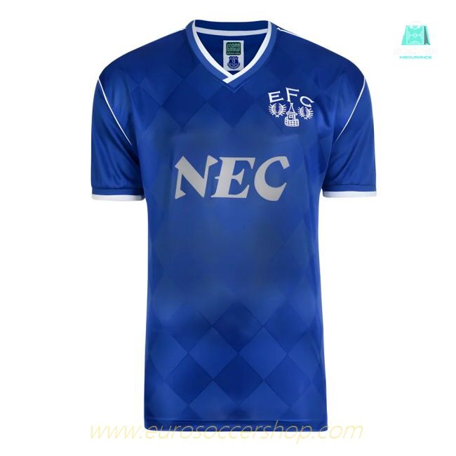 Score Draw Everton 1987 Retro Football Shirt