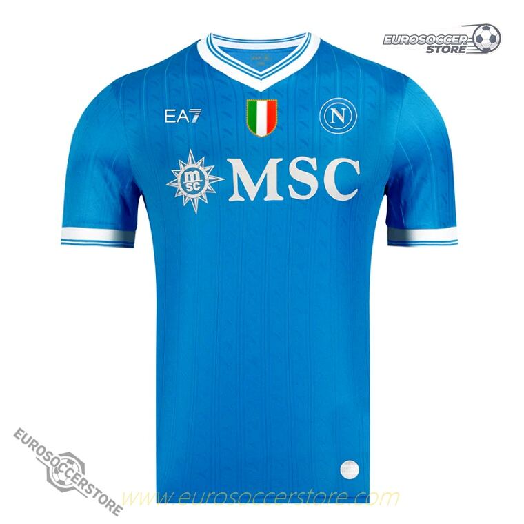 SSC Napoli's 25-26 Season European Home Football Jersey